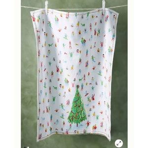 Anthropology KONG-YEW WONG TIS THE SEASON DISH TOWEL